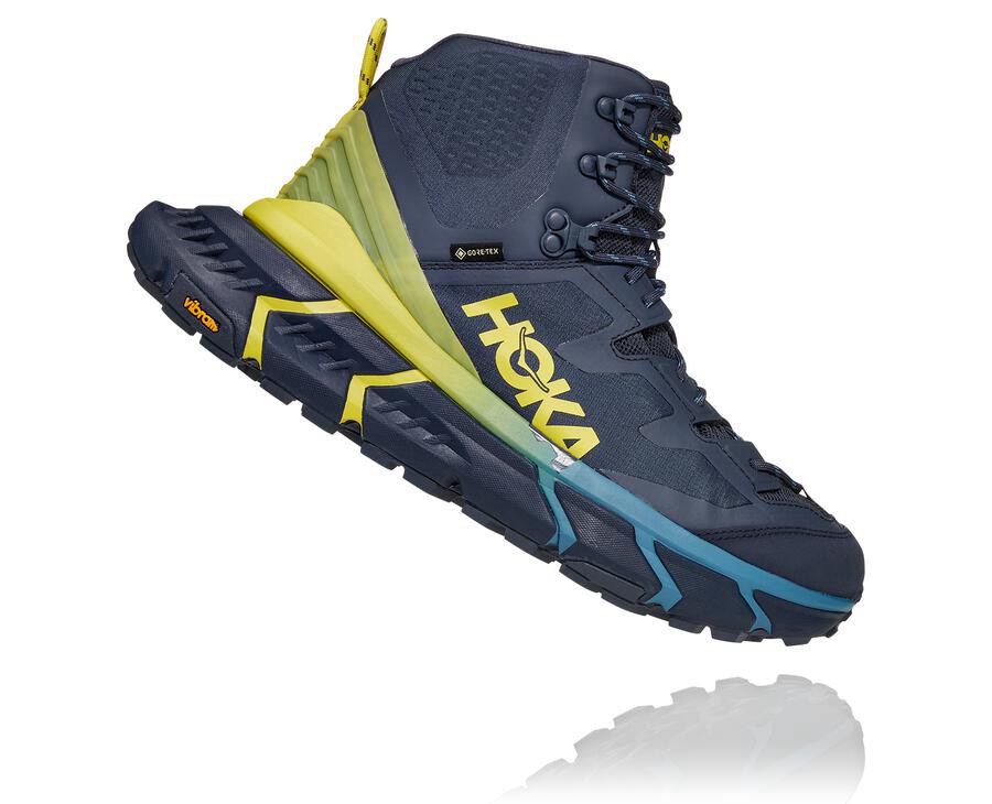 Hoka One One Yürüyüş Botları Erkek Mavi - Tennine Hike Gore-Tex - NV2156094